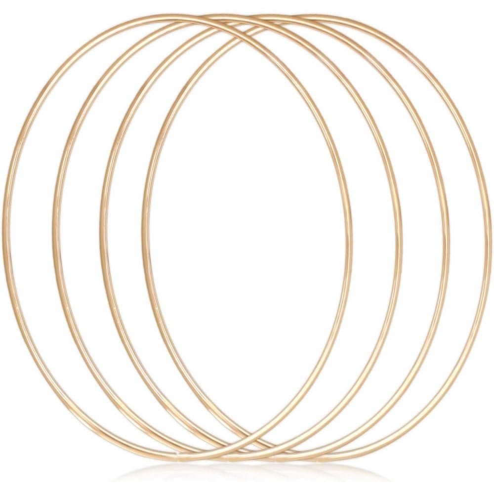 ANELLO DORATO D.10CM METALLO